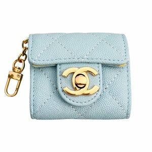 Sky Blue Fashion CC EarPod Keychain / Bag Charm